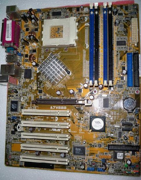 462 motherboard A7V880 onboard Gigabit LAN DDR400