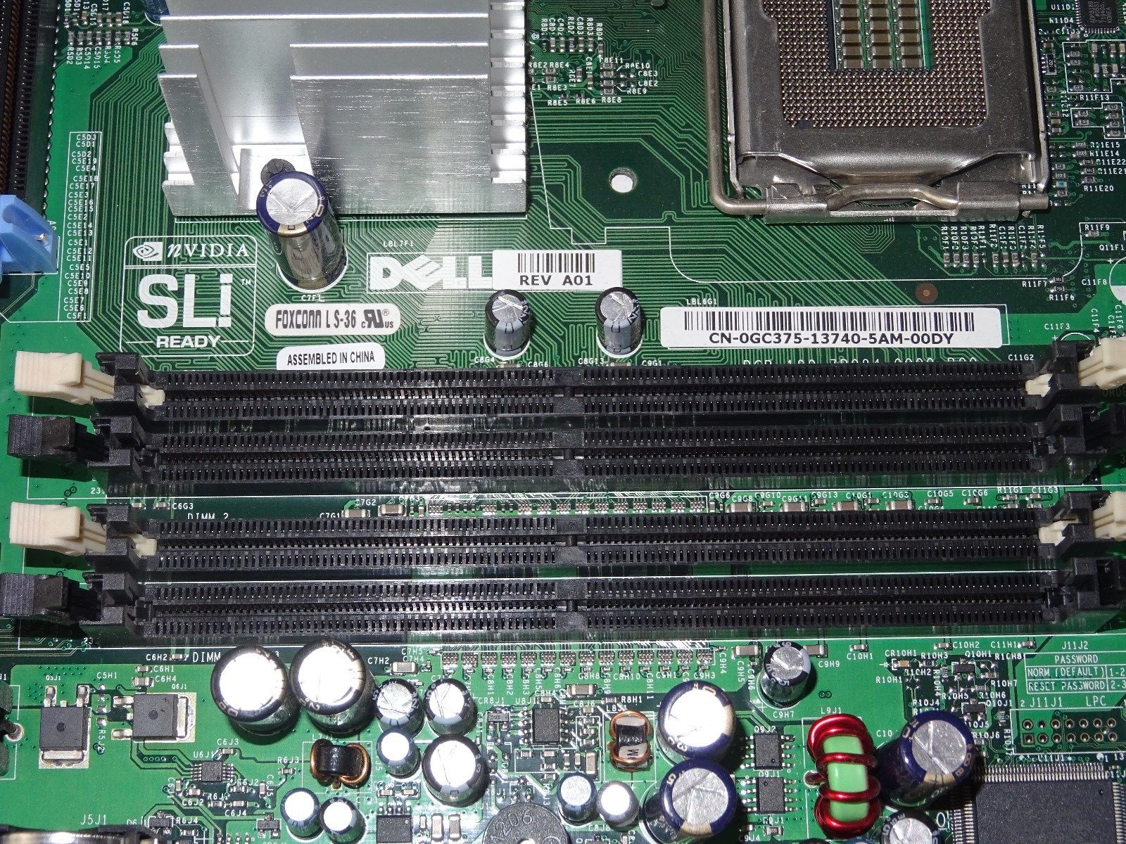 DELL XPS 600 CN-0GC375-13740 -5AM-00DY placa base