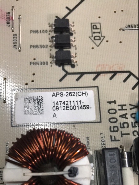 Sony 1-881-773-11 1-881-773-12 APS-262 (CH) Netzteil