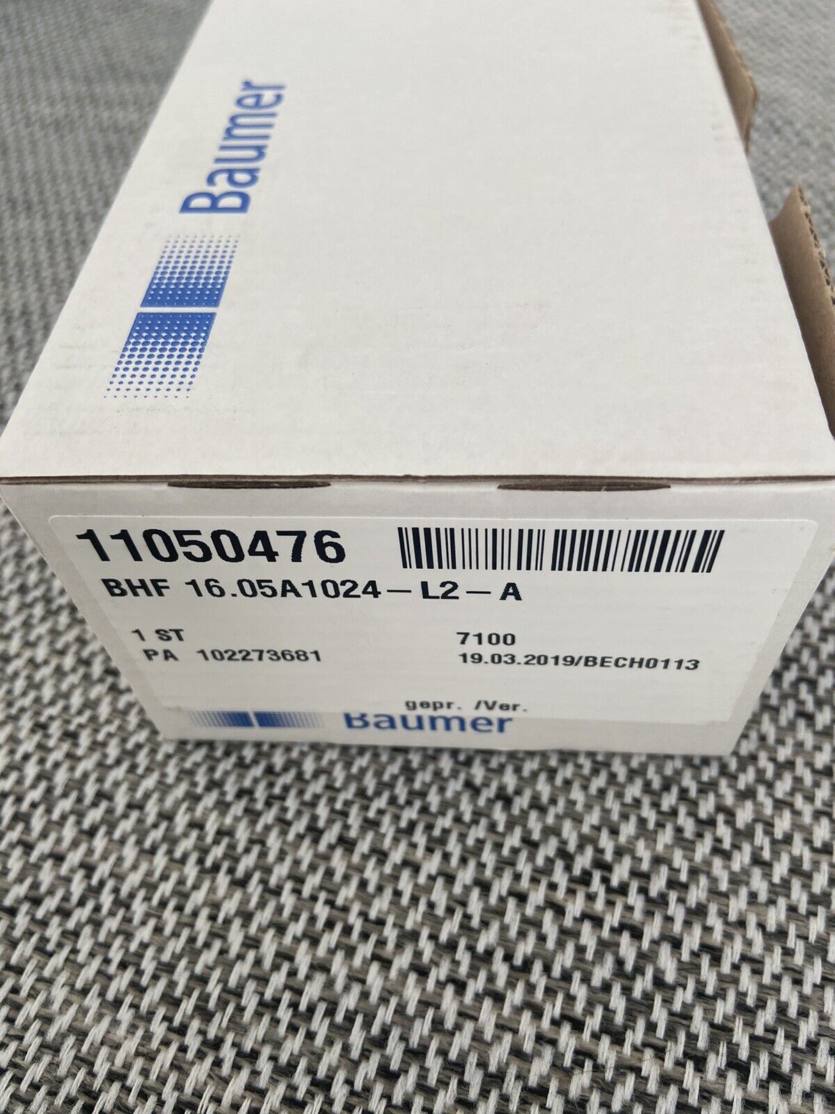 Neuer Original Baumer Hohlwelle Encoder 11050476 BHF 16.05A1024-L2-A