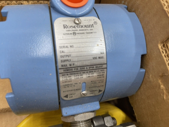 Neuer Emerson Rosemount 1151lt4ea0h22dl4 Drucktransmitter
