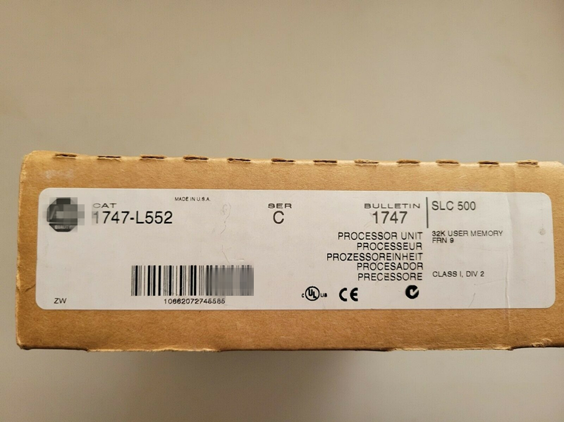 Allen-Bradley 1747-L552 SLC 5/05 Controller, 32K, Ethernet Anschlüsse RS-232, Serie C