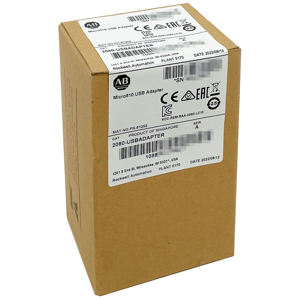 Allen-Bradley 2080-USBADAPTER Micro800 USB Adapter Stecker für Micro810 12-Pt Ser A