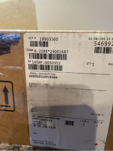 ROSEMOUNT 2088G2S22A1B4Q4 MESSDRUCKSENDER HART