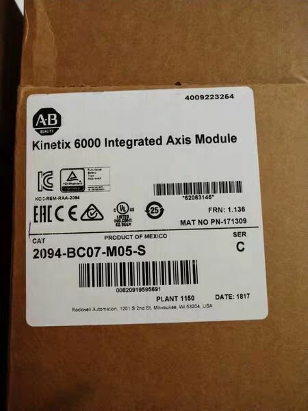 Allen-Bradley 2094-BC07-M05-S Integrierte Achsenmodul Konverter Sicheres Drehmoment Aus C