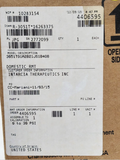 Neuer Emerson Rosemount 3051T 3051-TG1A2B21JS1B4Q8 Drucktransmitter mit 1199-Dichtung