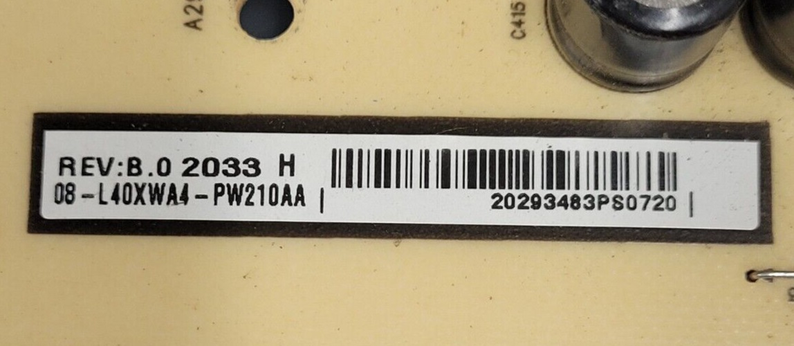 Netzteilplatine 08-L40XWA4-PW210AA, 40-L40XW4-PWB1CG für TCL 75S431