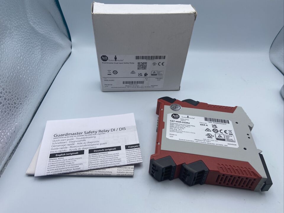 Allen-Bradley 440R-D22R2 Guardmaster Dual Input Safety Relais (DI), Serie A
