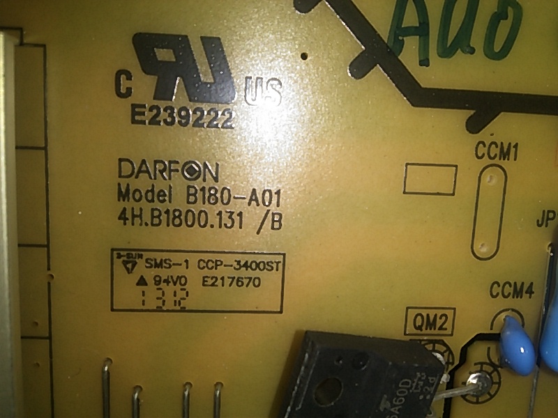 Sony 1-895-468-11 (B180-A01 4H.B1800.131 / B1 Netzteil