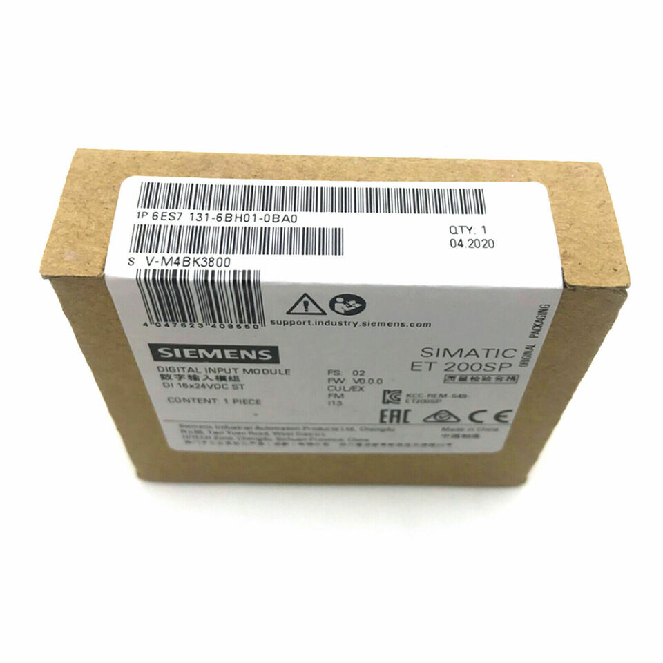 Siemens 6ES7131-6BH01-0BA0 SIMATIC ET200SP Digital Input Module, 16-Point, 24VDC