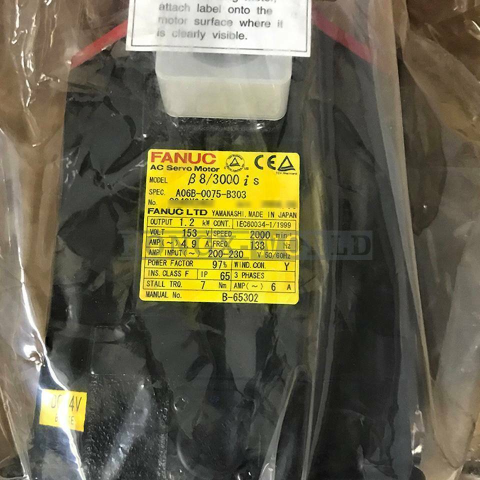 Neu Fanuc A06b-0075-B303 Servomotor im Karton