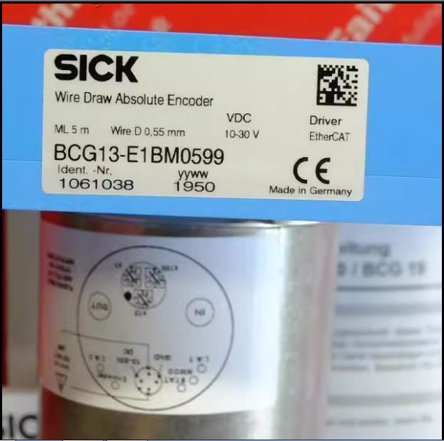 Neu SICK BCG13-E1BM0599 Draht Draw Absolute Encoder Höhensensor Kabel
