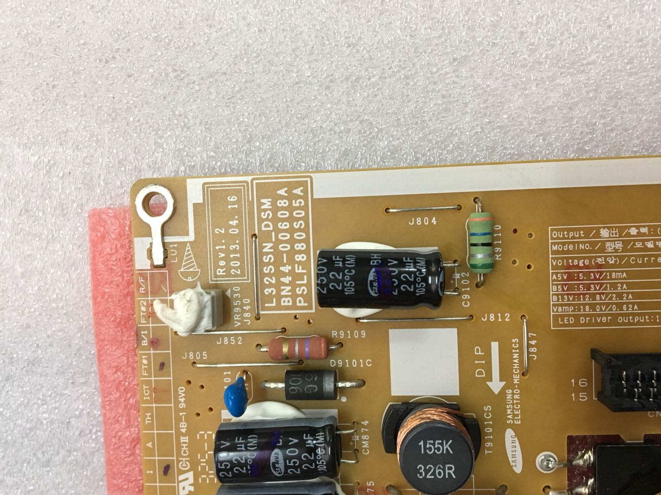 Samsung Netzteilplatine L32SSN_DSM PSLF880S05A BN44-00608A