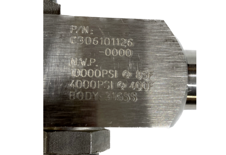Rosemount C306101126-0000 Messgerät/Transmitter-Verteiler 1/2\" NPT 10.000 PSI 316SS