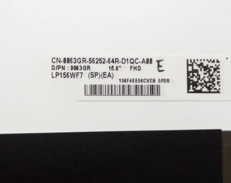 Original 1920 * 1080 15,6 \"LCD-Display-Touchscreen-Baugruppe und Rahmen für Dell P58F001