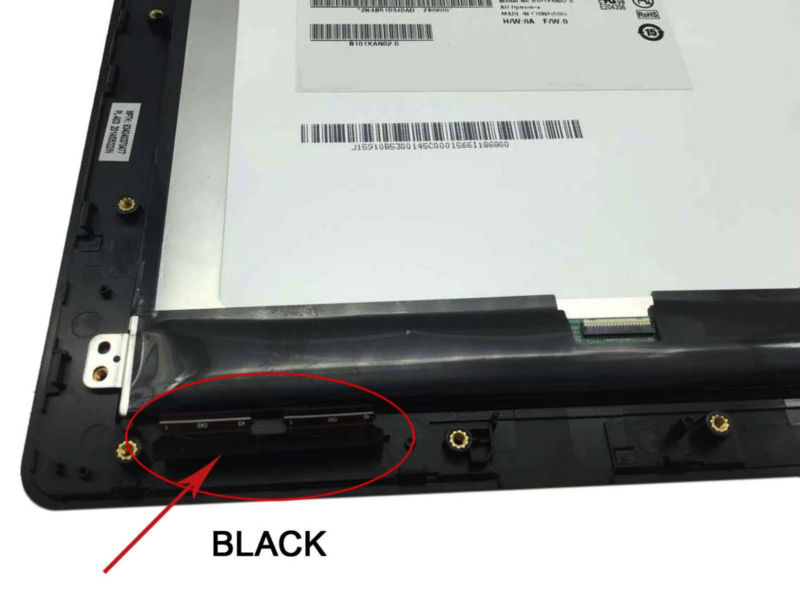 Original für asus transformator buch t100ta-b1-gr lcd led touchscreen digitizer assembly