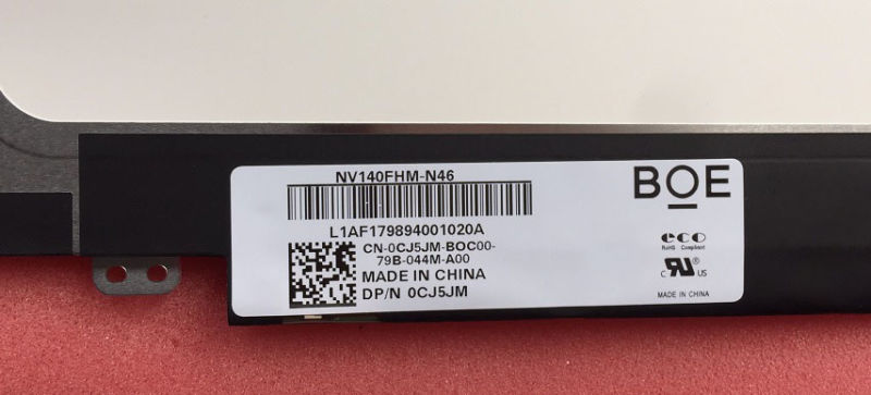 Neuer NV140FHM-N46 14 \"schlanker 1920X1080 FHD IPS LCD WLED-Display-Ersatzbildschirm