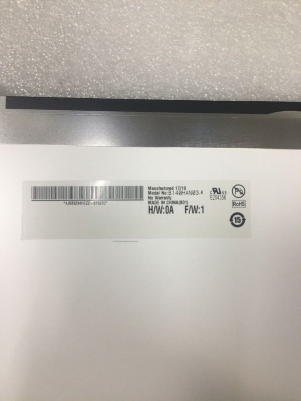 B140HAN03.4 FHD 1920X1080 LED LCD Display eDP 30Pin Geprüft 14,0 \"AUO343D