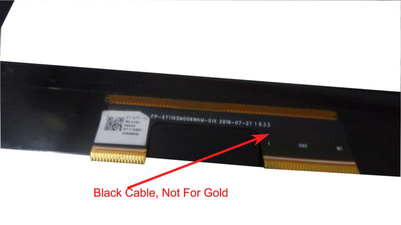 Schwarzes CableTouch-Display für HP Pavilion X360 11-u052tu 11-U112TU 11-u107tu