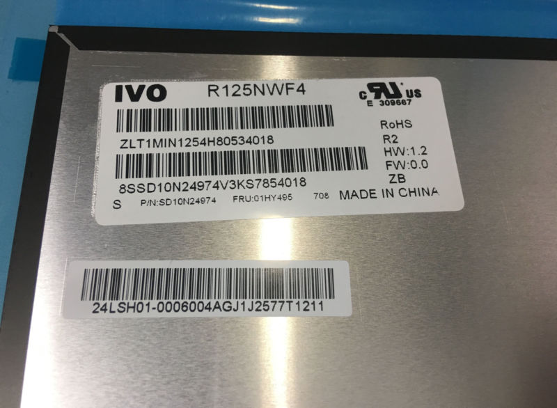 Neu für Lenovo ThinkPad A275 X270 12,5 "FHD IPS LCD-Bildschirm FRU 01HY495 TOUCH