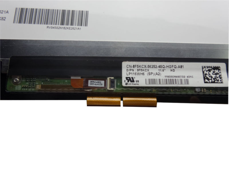 Original 1366 * 768 11,6 \"LCD / LED Display Touchscreen-Baugruppe für Dell P20T001