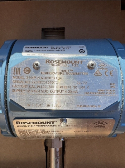 Neuer Rosemount 3144P Smart Temperaturtransmitter HART-Protokoll D1A1NADA1B4M5C4Q4XA