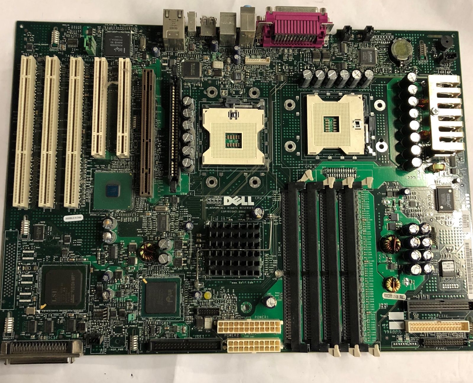 Dell Precision 650 Dual Xeon-Systemplatine F1262