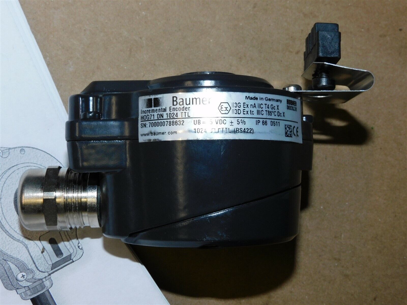 Neuer Baumer HOG71DN1024 TTL-Inkrementalgeber
