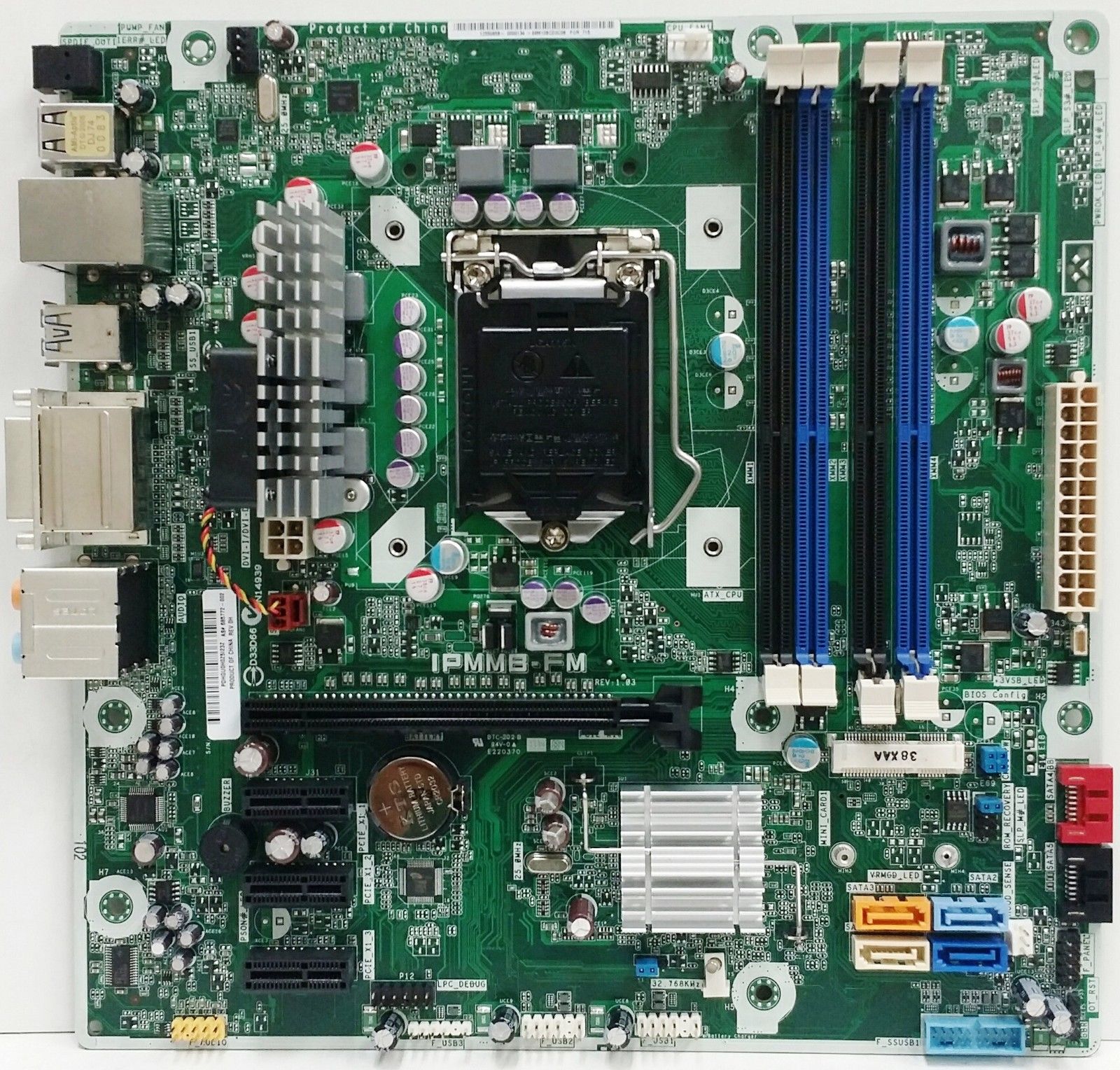 HP Envy Phoenix h9 Formosa MB IPMMB-FM Intel Z75 PN 664040-001