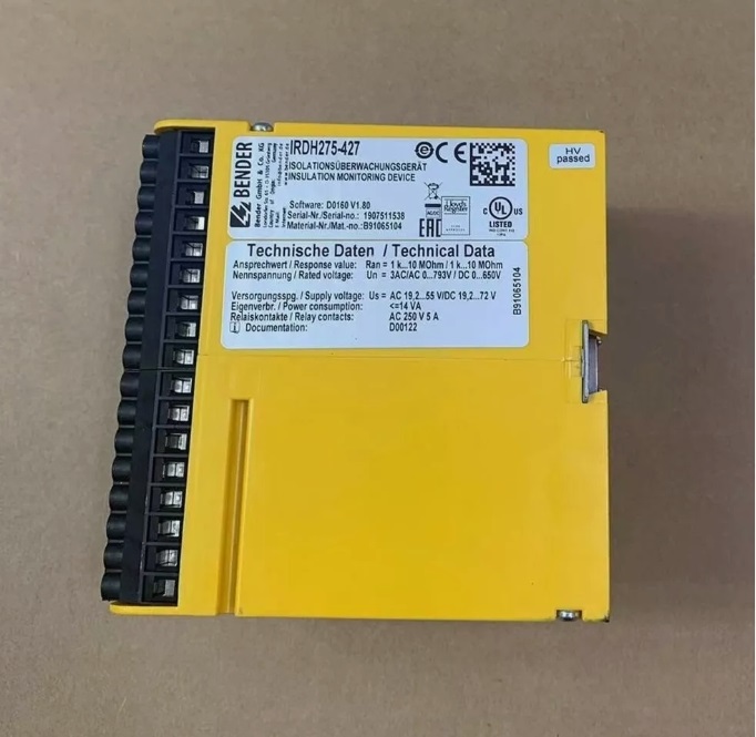 Neues Bender IRDH275-427 ISOMETER® – Fortschrittliches Isolationsüberwachungsgerät