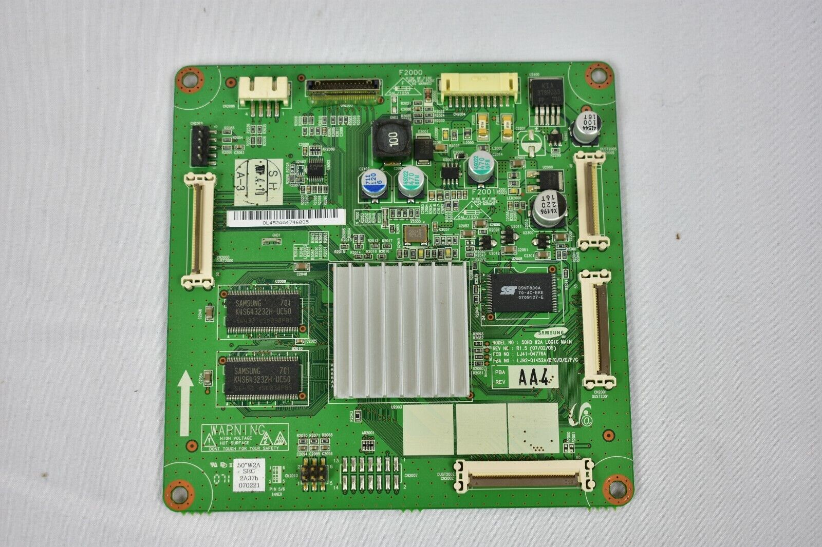 T-CON LVDS BOARD CPT 320WB02C SD FÜR SAMSUNG LE32S73BD 32" TV