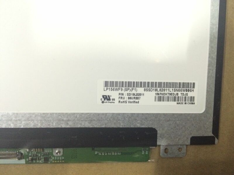 15.6 LED-LCD-Bildschirm LP156WF9-SPF1 LP156WF9- (SP) (F1) FRU 00UR887 1920x1080