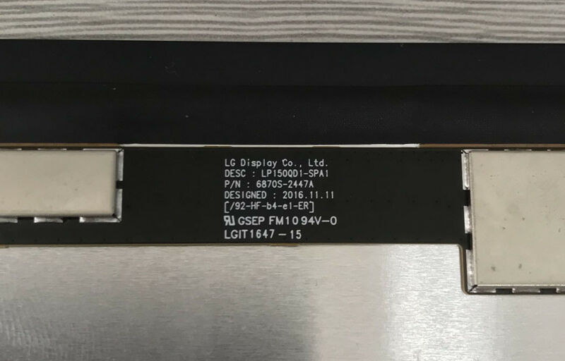 LP150QD1-SPA1 Microsoft Surface Book 2 15-Zoll-LCD-Touchscreen-Digitizer-Baugruppe