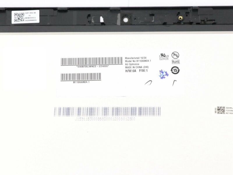 11.6 neue Acer Chromebook C738T-C44Z LCD-Touchscreen-Baugruppe mit Rahmenblende