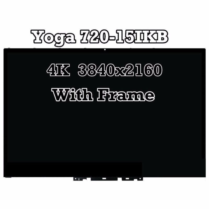 15.6 4K UHD Touchscreen LCD Baugruppe + Blende für Lenovo Yoga 720-15IKB 5D10N24288