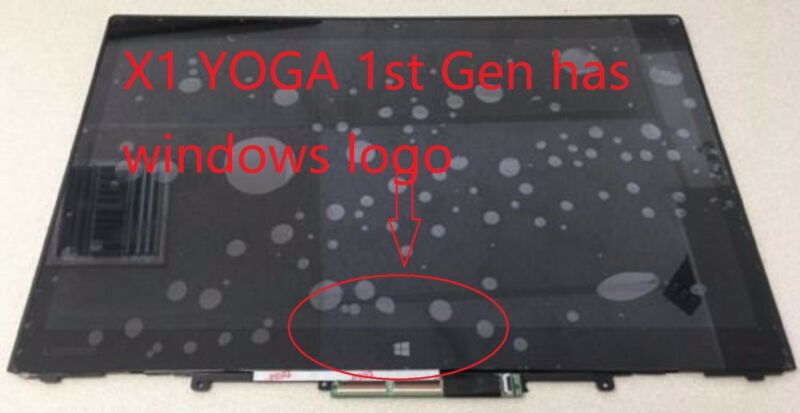 Lcd screen touch assembly für lenovo thinkpad x1 yoga 20fq 20fr 00jt855