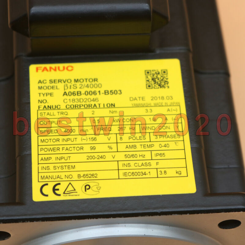 Neuer Original-Servomotor FANUC A06B-0061-B503. Beschleunigter Versand