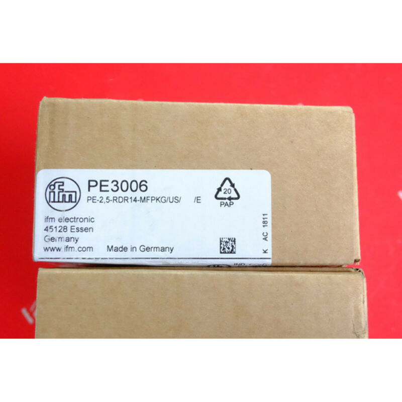Neuer IFM PE3006 Drucksensor mit Display 18~36 DC PNP