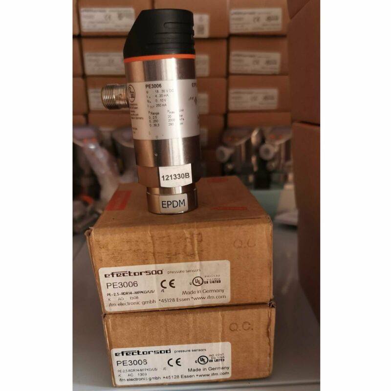 Neuer IFM PE3006 Drucksensor mit Display 18~36 DC PNP