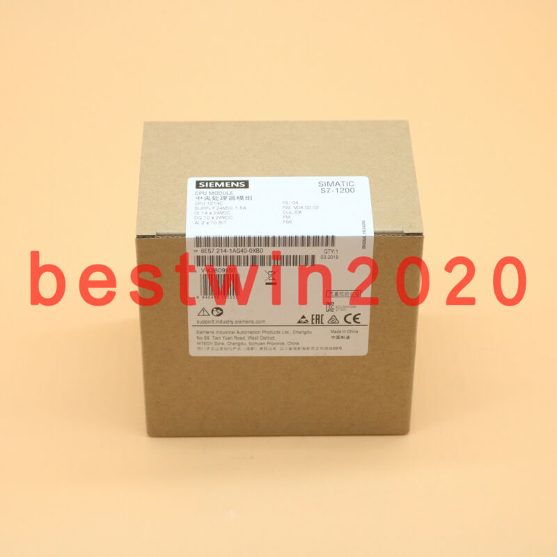 Neue Siemens SPS S71200 6ES7214-1AG40-0XB0 6ES7 214-1AG40-0XB0 Expressversand