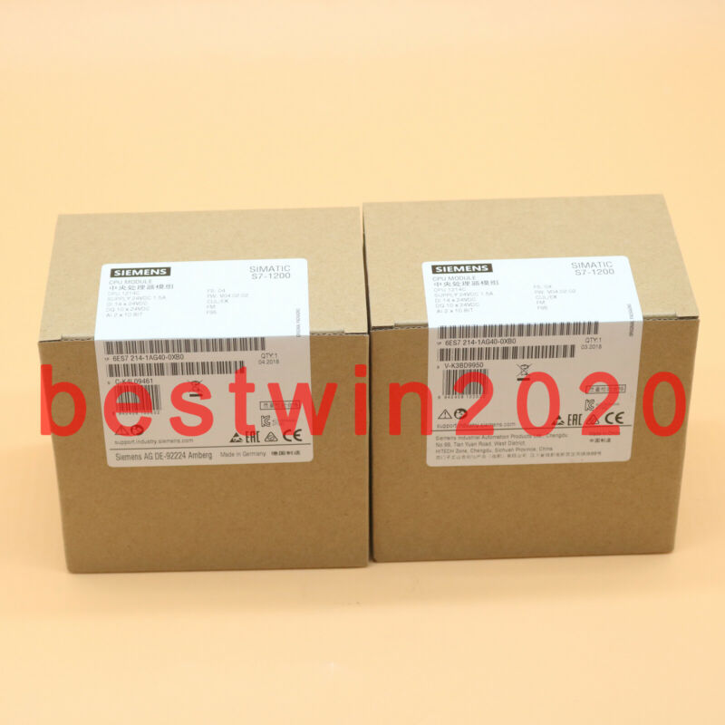 Neue Siemens SPS S71200 6ES7214-1AG40-0XB0 6ES7 214-1AG40-0XB0 Expressversand