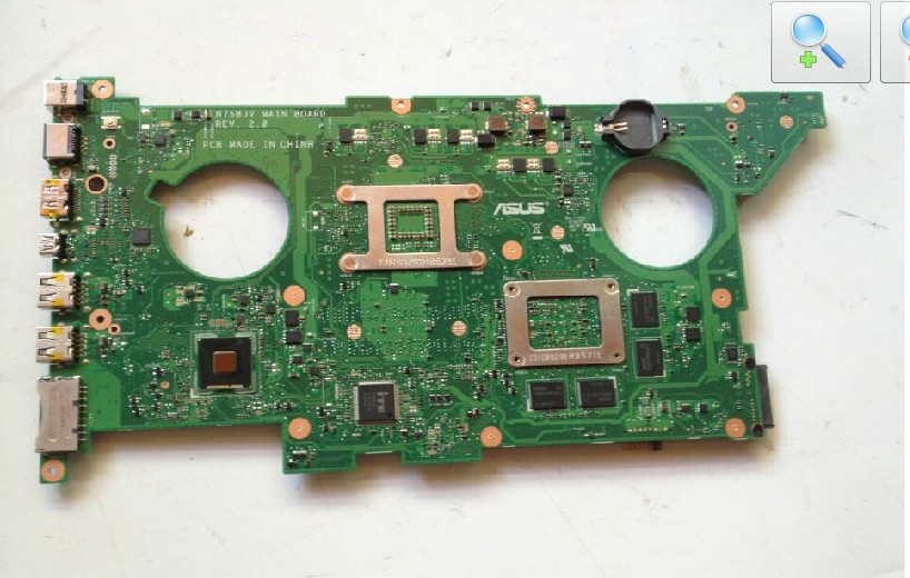 Latop Motherboard For ASUS N750JV REV:2.0 Mainboard 100%tested