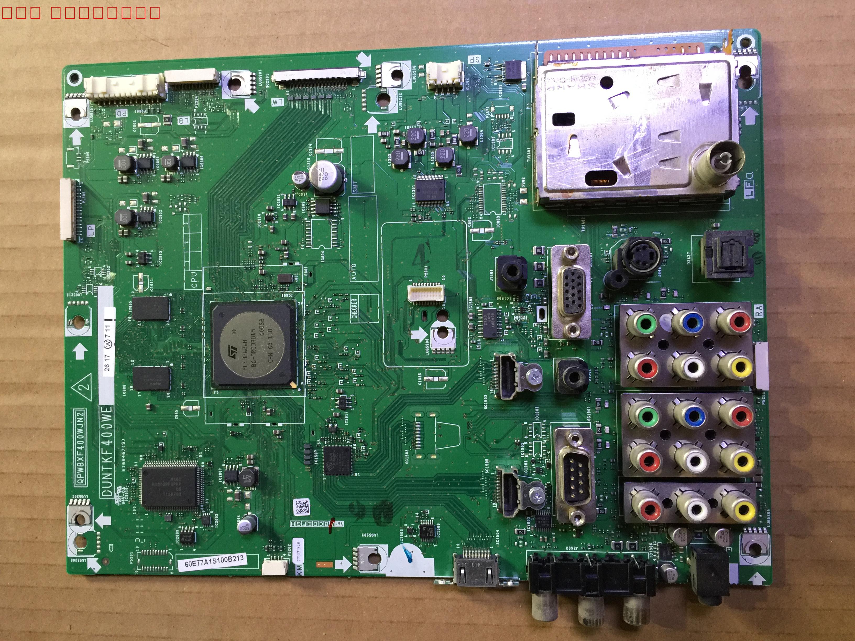 Original Sharp LCD-60E77A Hauptplatine QPWBXF400WJN2 DUNTKF400WE