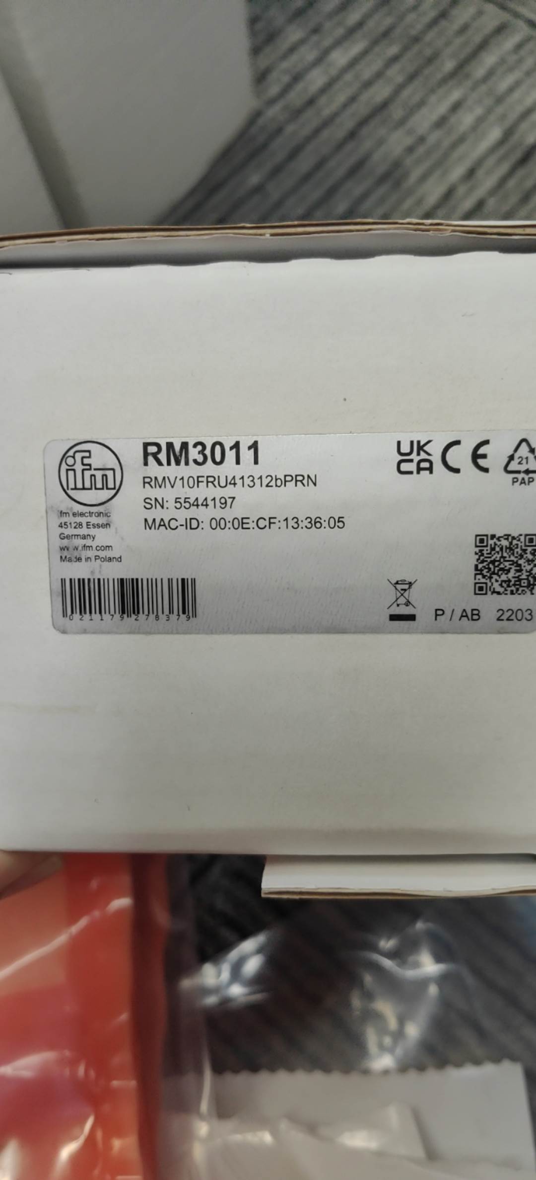 IFM EFECTOR RM3011 Neuer Absolute Encoder