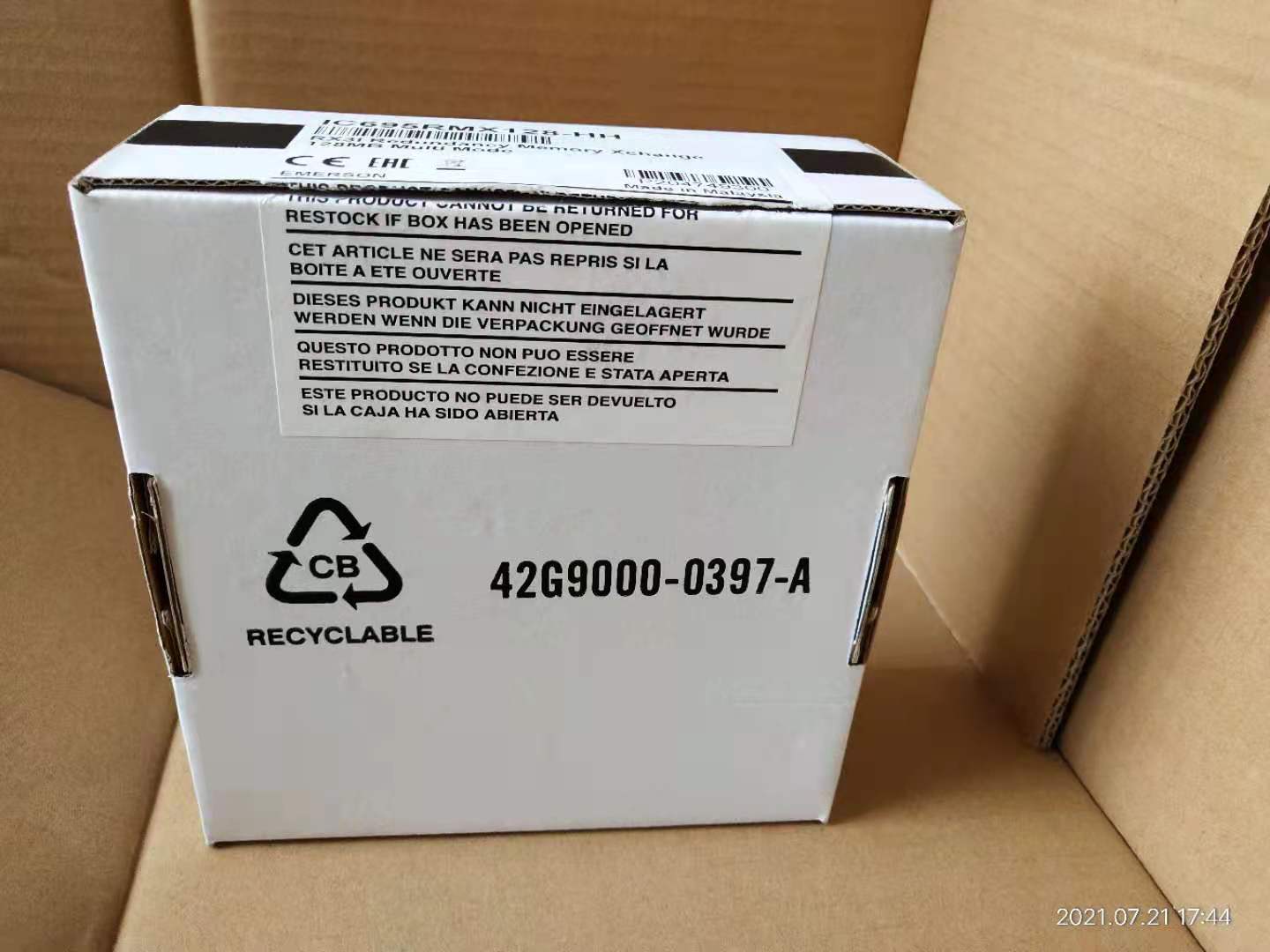 Emerson früher GE RX3i Redundant Memory Xchange Module IC695RMX128