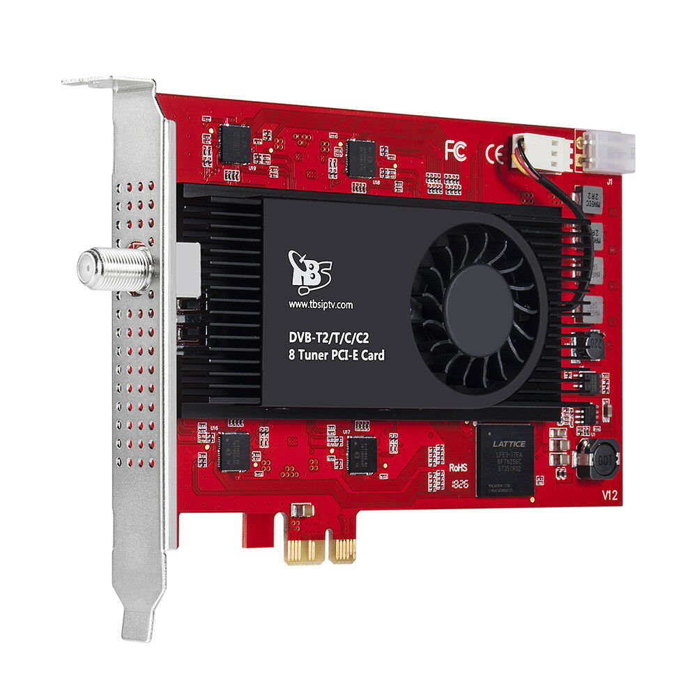TBS6209 DVB-T2 C2 T ISDB-T 8 TV-Tuner PCIe-Karte DVB-T Terrestrisch