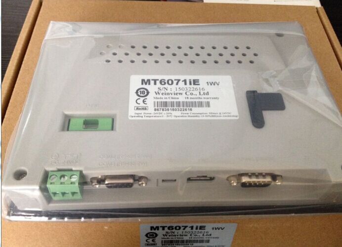 MT6071iE Weinview HMI Touch Screen 7inch 800*480 1 USB Host new in box