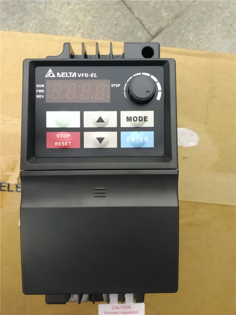 VFD002EL21A DELTA VFD Inverter Frequenzumrichter 200 W 0,25 PS 1 PHASE 220 V