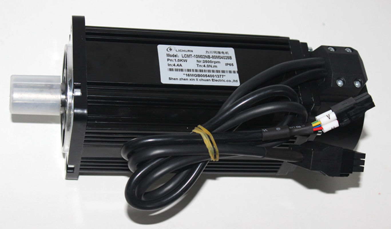 1 Phase 220 V 1000 W 1 kW 4 Nm 2500 U/min NEMA34 AC-Servomotor-Antriebssatz 2500p