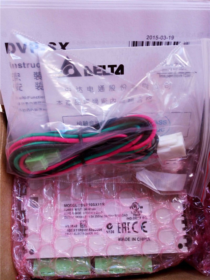 DVP10SX11R Delta SX series Analog PLC DI4 AI2 DO2 AO2 Relay 24VDC new in